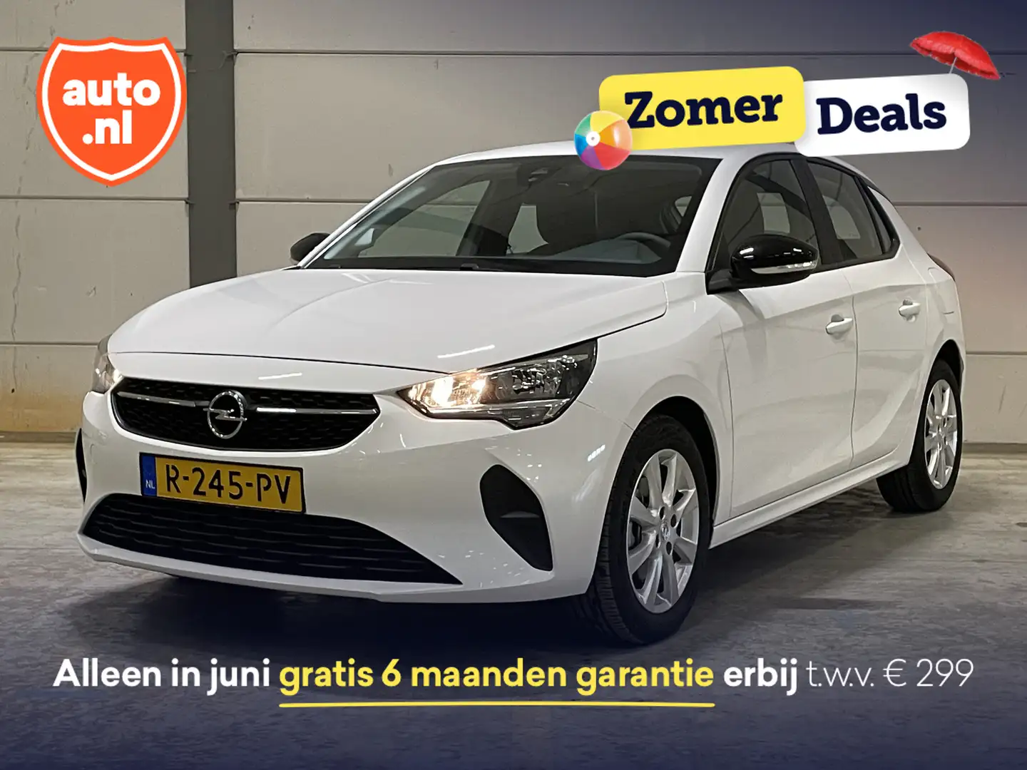 Opel Corsa 1.2 Edition | Cruise Control | Carplay | Parkeerse Weiß - 1