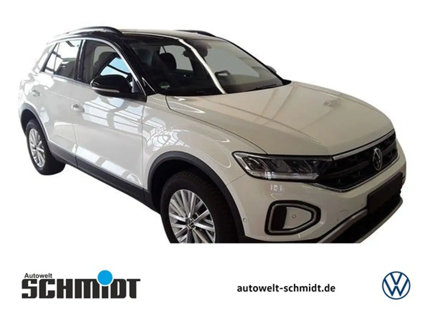 Volkswagen T-Roc 1.5TSi Life AHK NaviMedia LED Sitzheiz. Parkassist Blanc - 1
