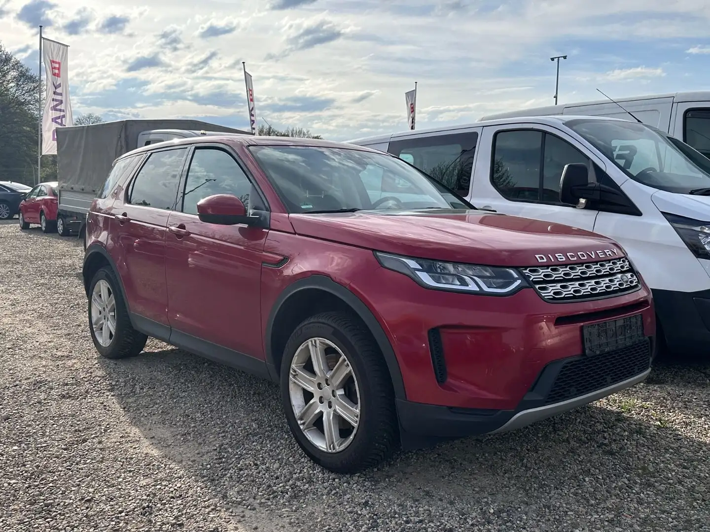 Land Rover Discovery Sport D180 AWD S Leder LED HuD 7-Sitze Rojo - 1
