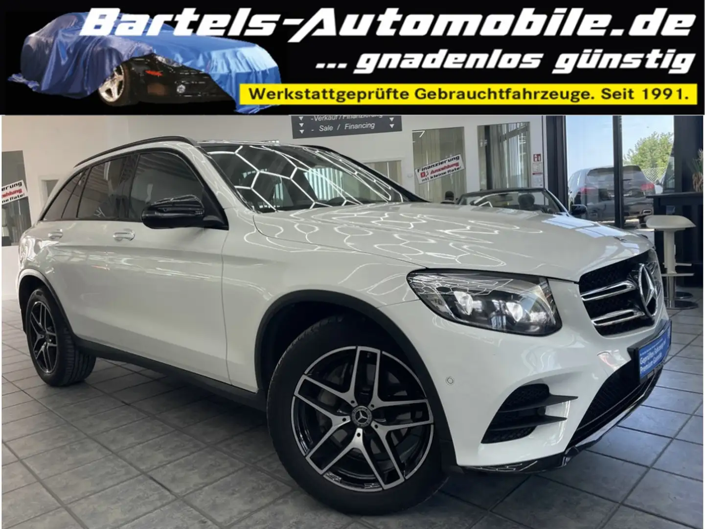 Mercedes-Benz GLC 250 CGI 4Matic AMG-Line, LED, HUD, 9G, 360° Weiß - 1