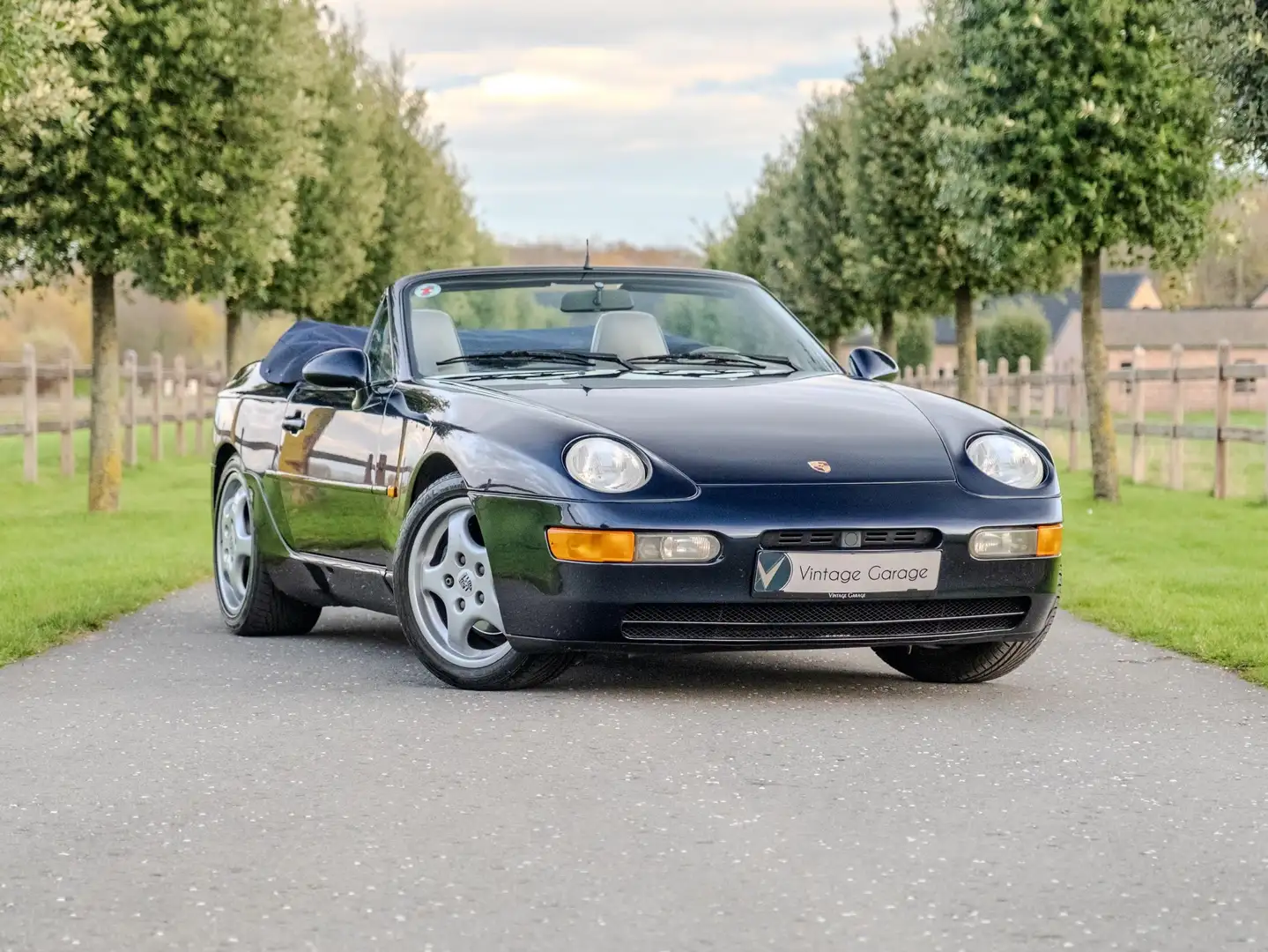 Porsche 968 968 Cabriolet Bleu - 1