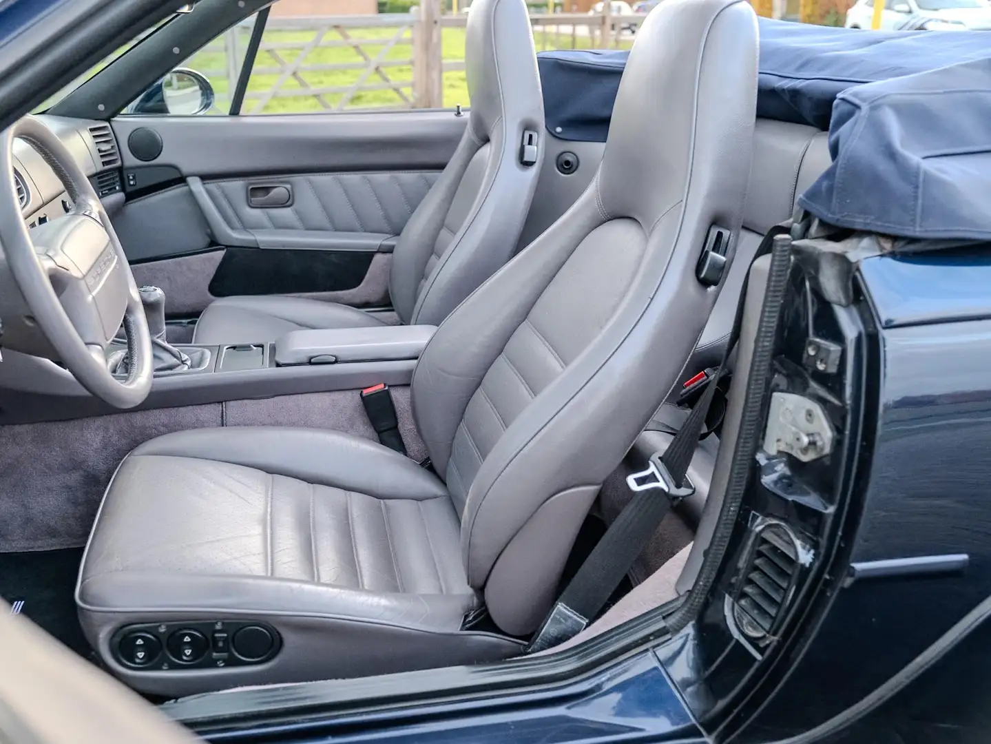 Porsche 968 968 Cabriolet Bleu - 2