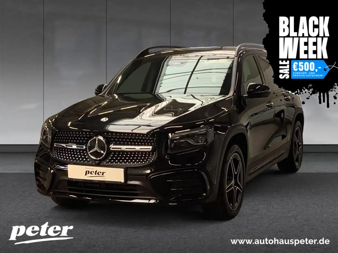 Mercedes-Benz GLB 220 d 4MATIC AMG+MBUX+MBeam+Night+Ambiente Zwart - 1