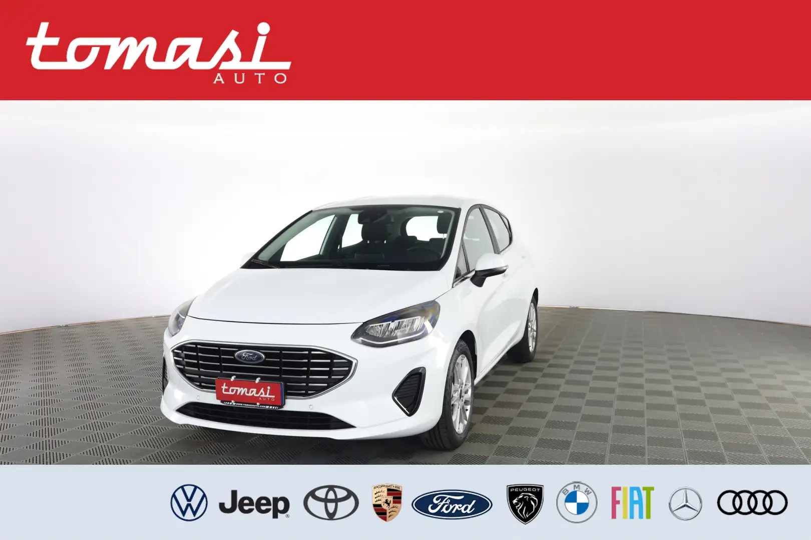 Ford Fiesta 1.1 75 CV 5 porte Titanium Bianco - 1