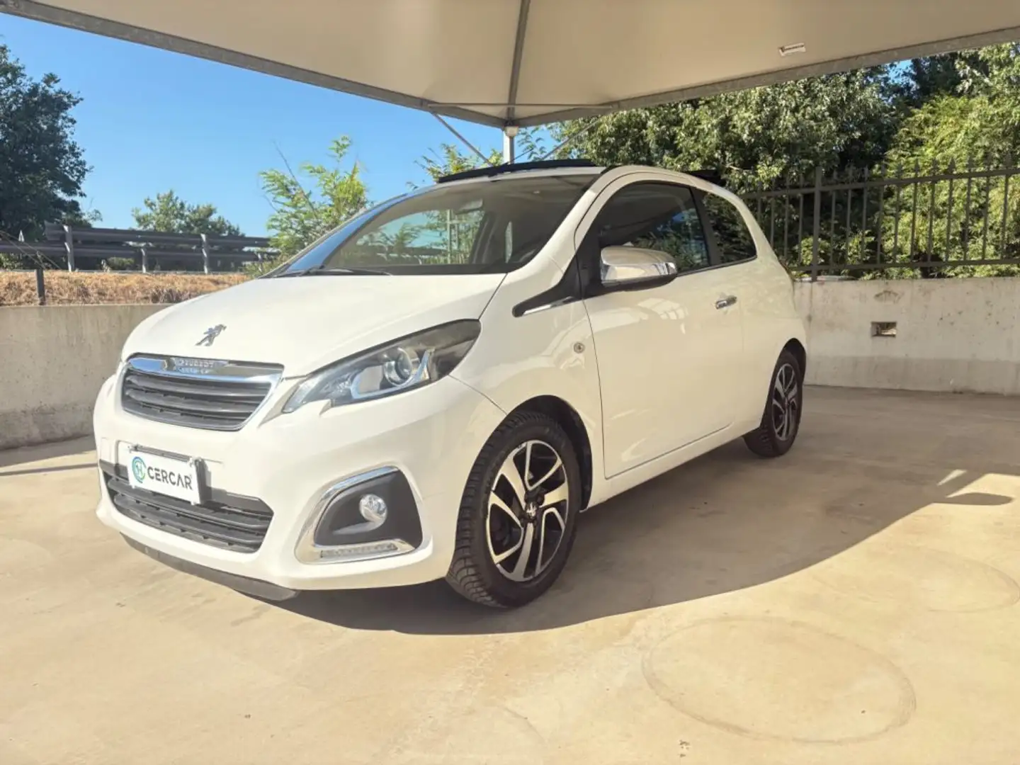 Peugeot 108 VTi 68 TETTO APRIBILE/COME CABRIO AUTOMATICA NEOP Blanc - 1