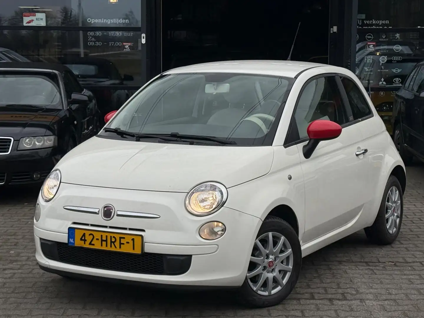 Fiat 500 1.2 Pop AIRCO/LMVELGEN/APK 19-12-2026/NAP/NETTE AU Weiß - 2
