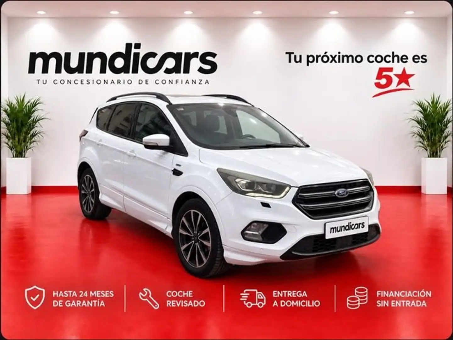 Ford Kuga 2.0 TDCi 110kW 4x2 A-S-S ST-Line Blanco - 1