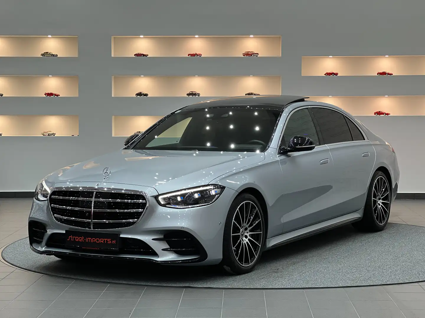 Mercedes-Benz S 400 d 4Matic L *AMG-Line*VOLLVOLL*3D-Display*MwSt.* Argintiu - 1