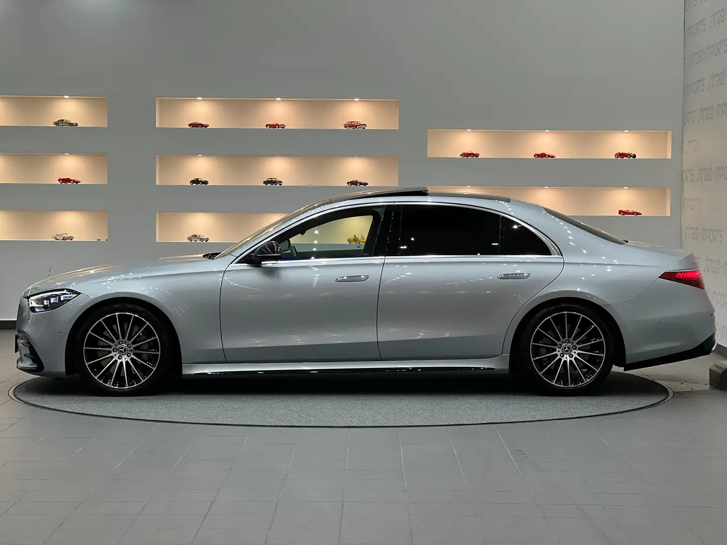 Mercedes-Benz S 400 d 4Matic L *AMG-Line*VOLLVOLL*3D-Display*MwSt.* Argintiu - 2