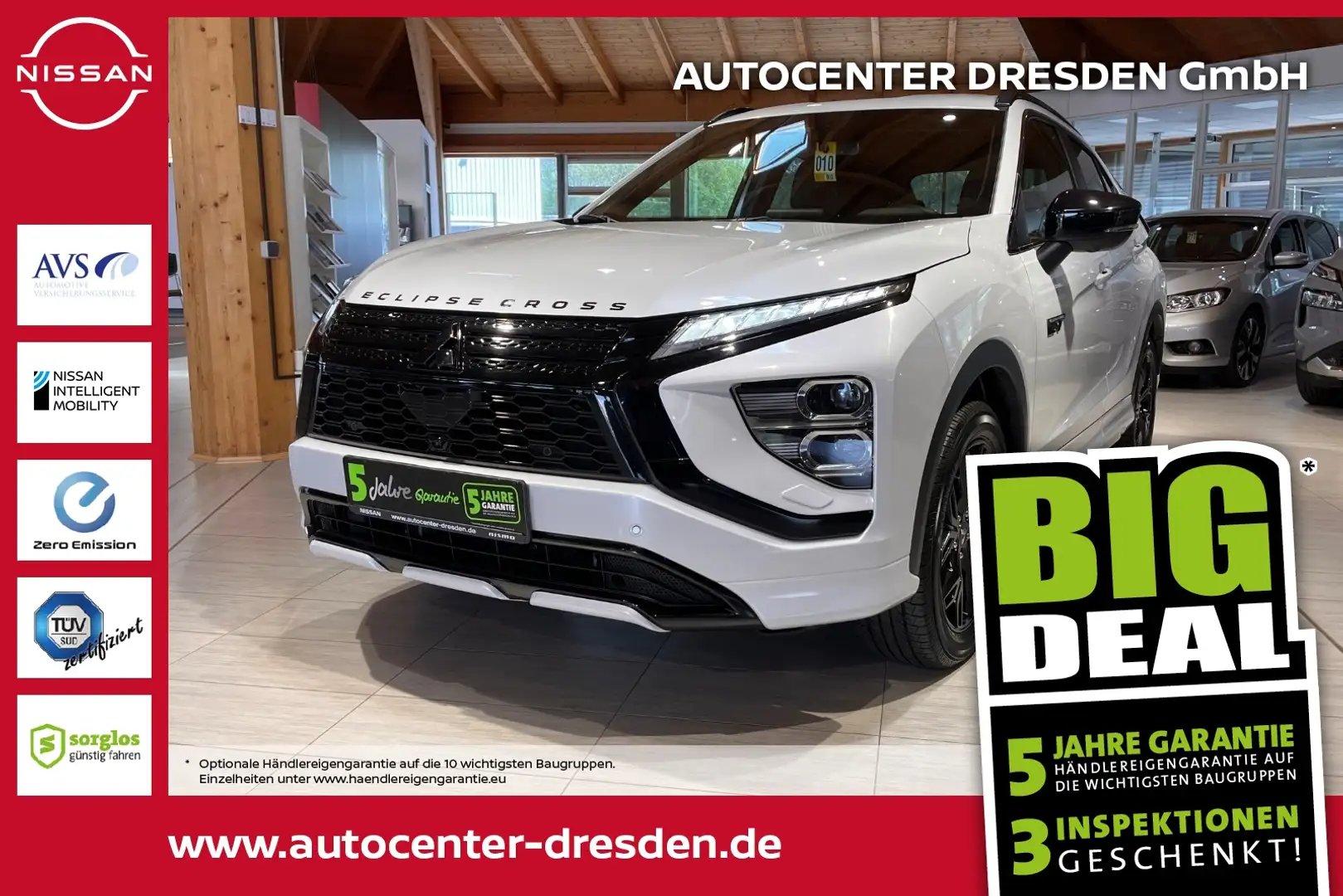 Mitsubishi Eclipse Cross 2.4 Plus Select Black Kam WKR&SKR Blanc - 1