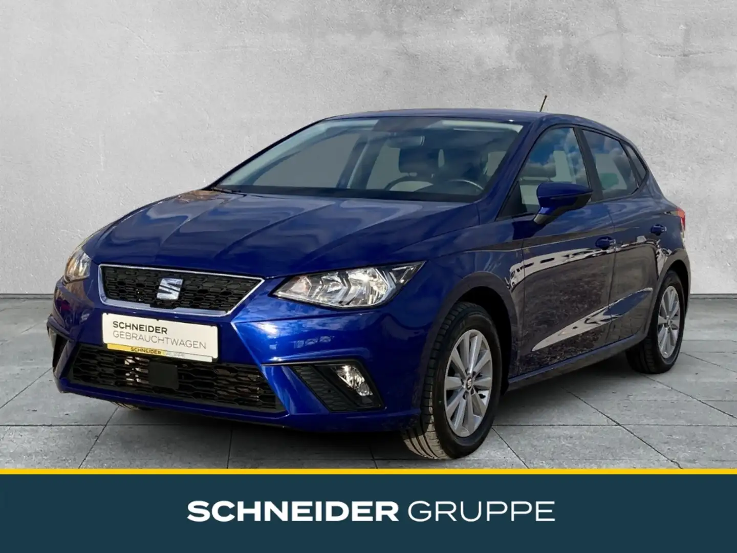SEAT Ibiza STYLE 1.0 Eco TSI Style SHZ+PDC+KLIMA+TOUCH+NAVI Blau - 1