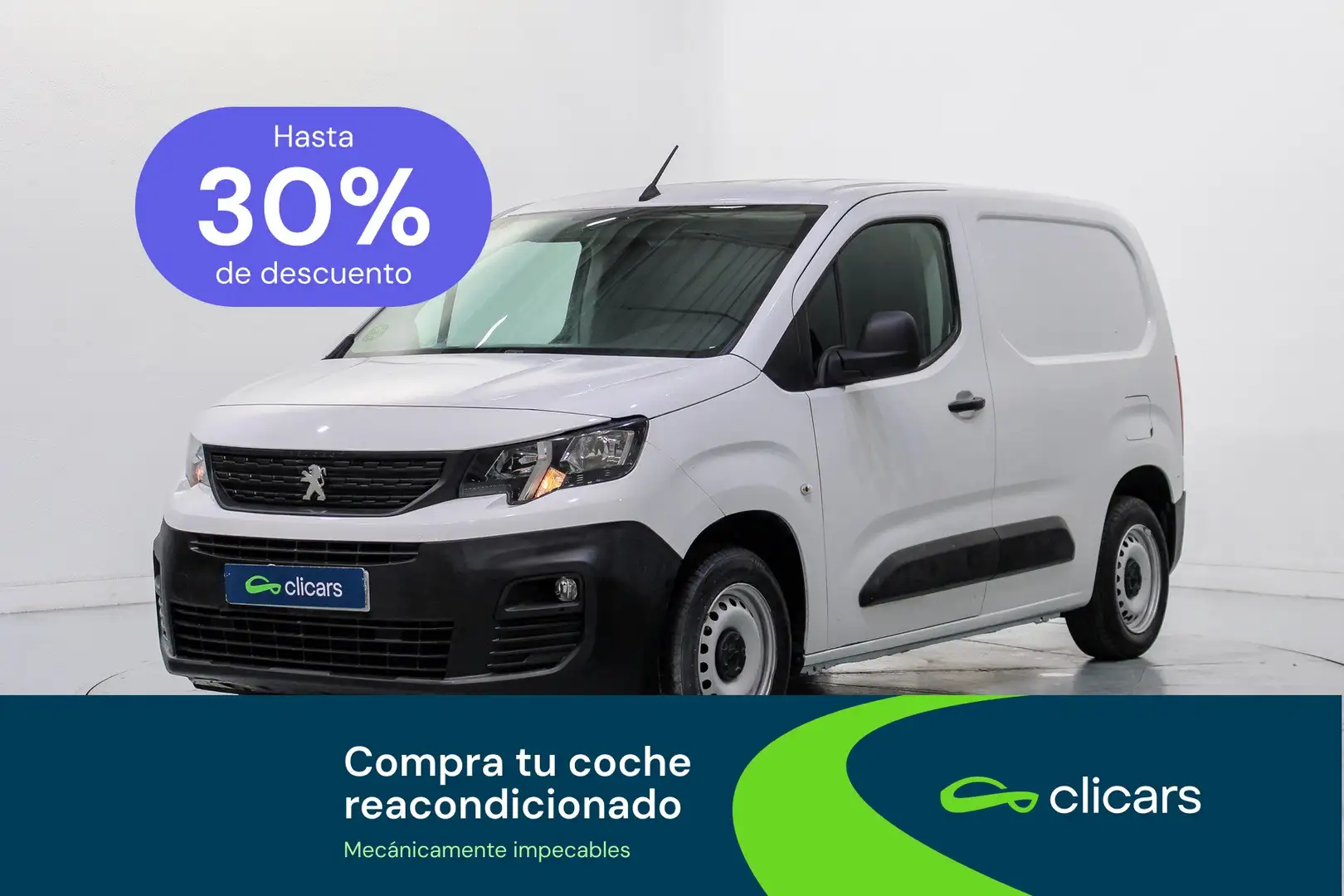 Peugeot Partner 1.5BlueHDI Pro Standard 600kg 75 Blanco - 1