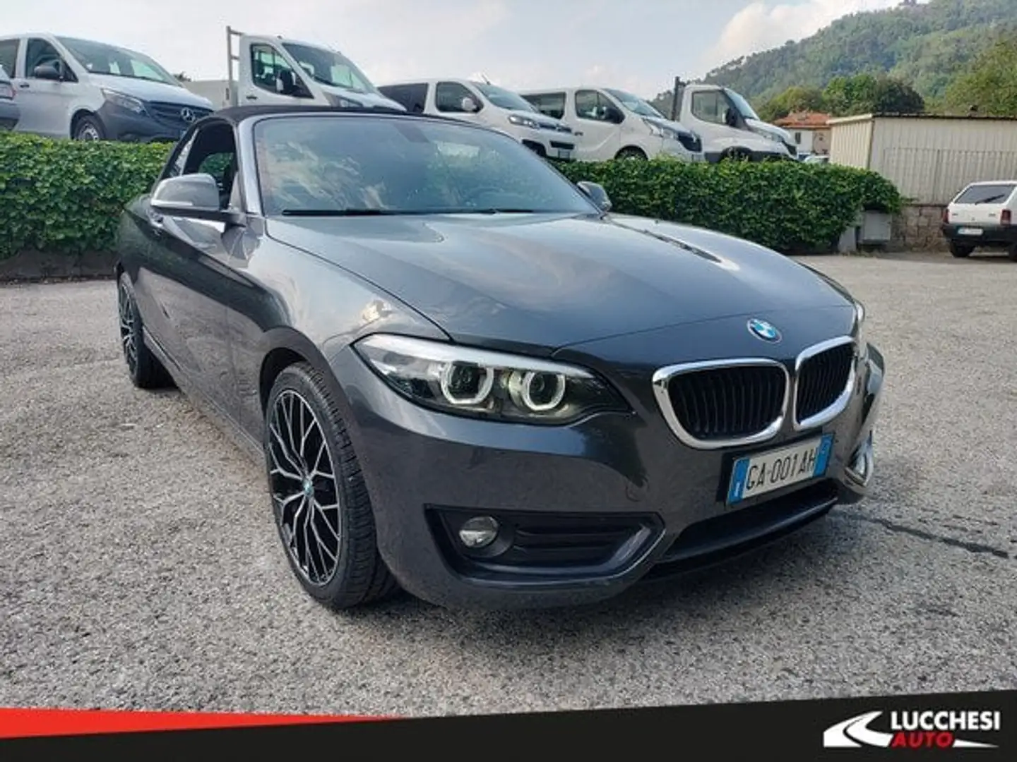 BMW 220 220i Cabrio Advantage aut. Grigio - 1