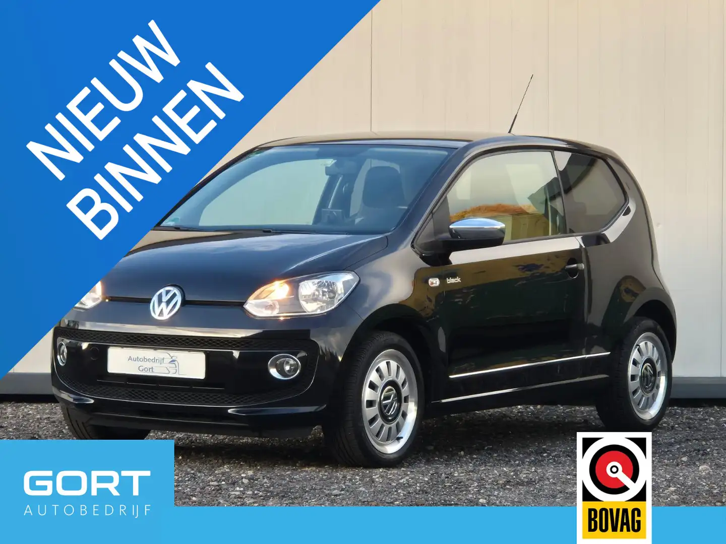 Volkswagen up! 1.0 high up! BlueMotion BLACK UP Zwart - 1