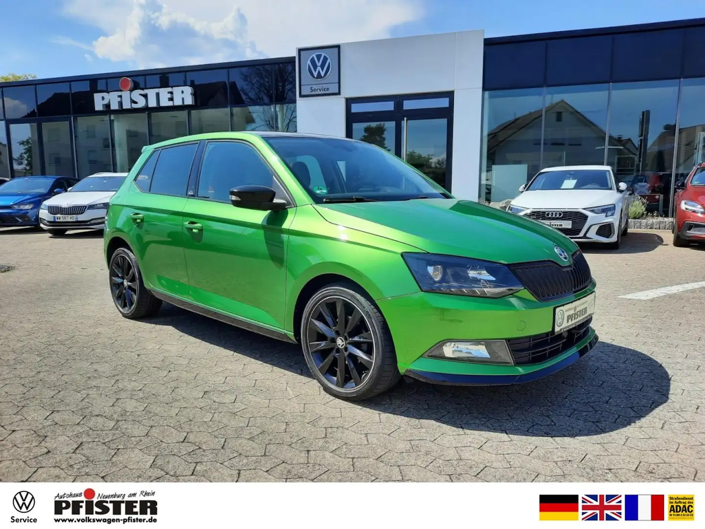 Skoda Fabia Monte Carlo Panorama Tempomat Bluetooth Klima Vert - 1