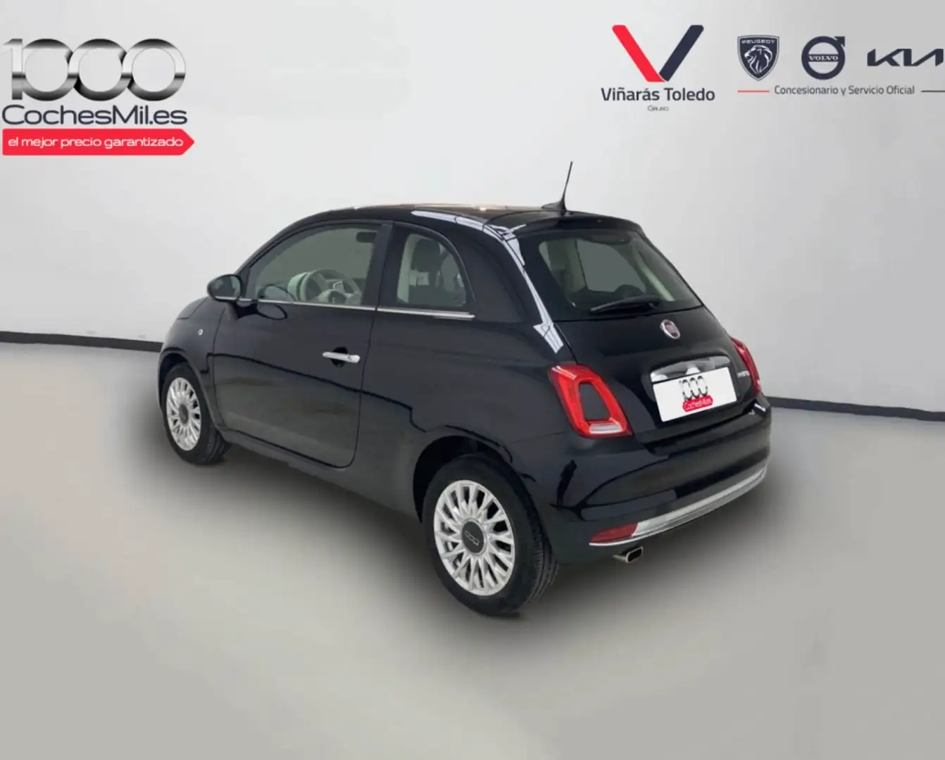 Fiat 500 1.0 Hybrid Dolcevita 52kW Negro - 2