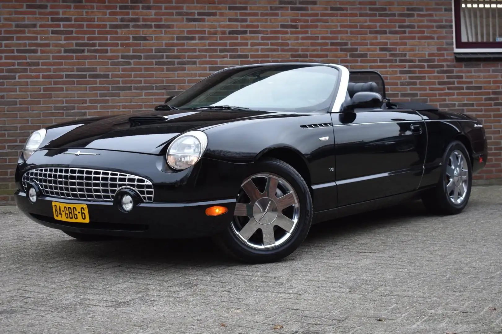 Ford Thunderbird '02 Hardtop Leder Clima Inruil mogelijk Чорний - 1