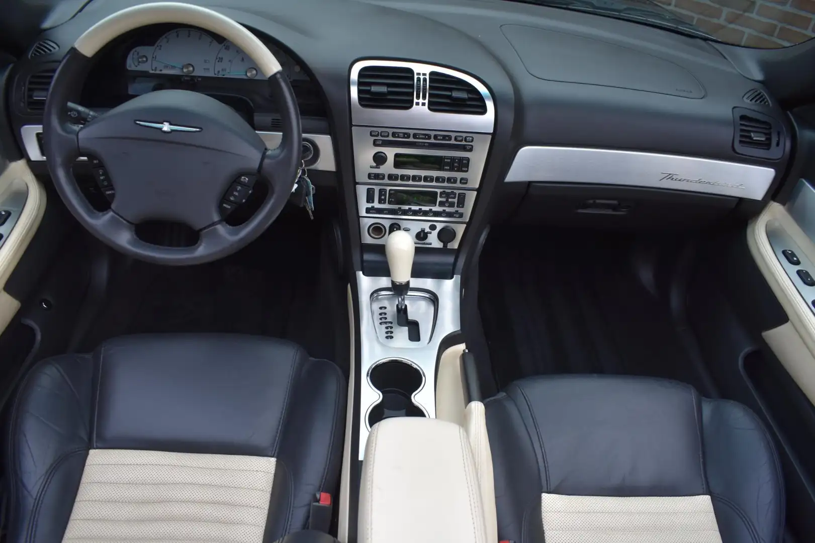 Ford Thunderbird '02 Hardtop Leder Clima Inruil mogelijk Чорний - 2