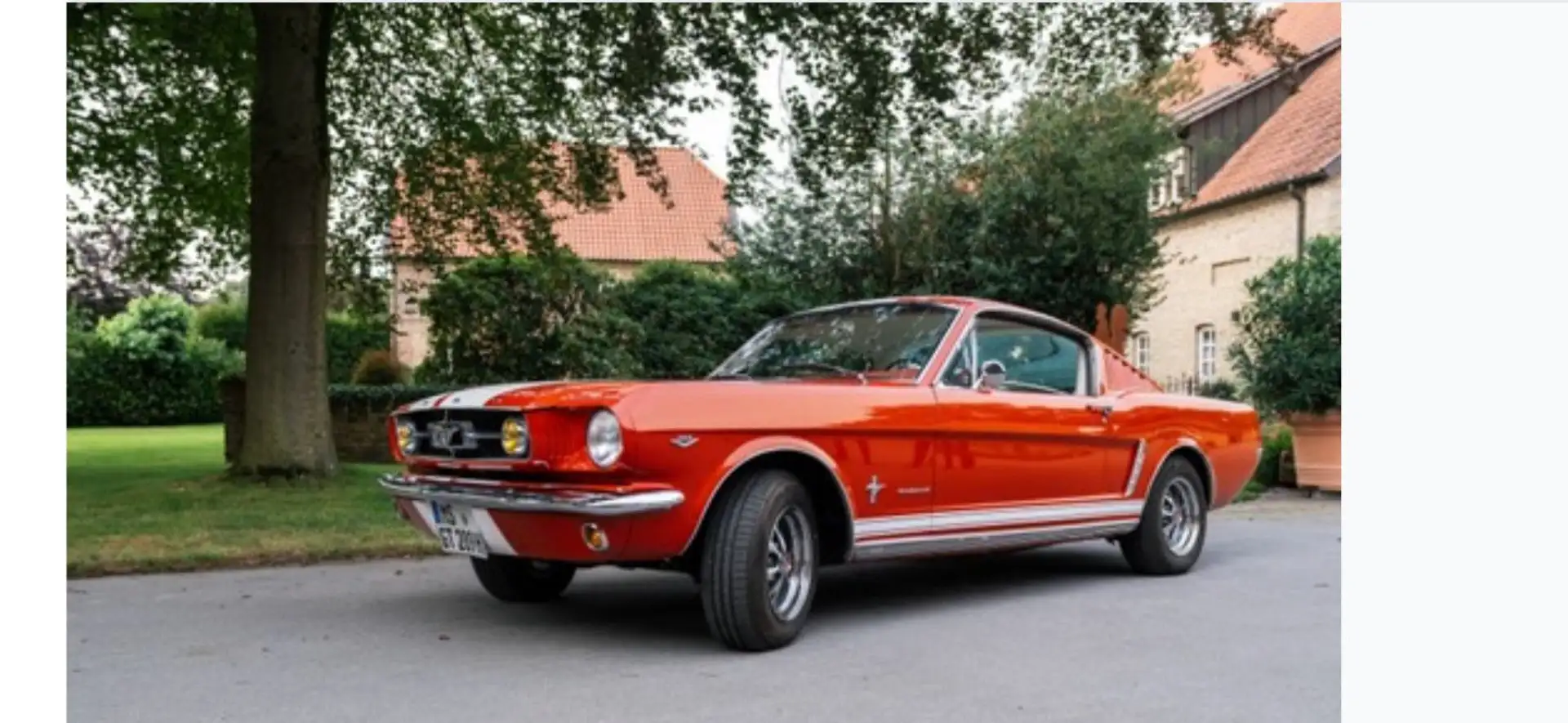 Ford Mustang Fastback V8 Red - 1