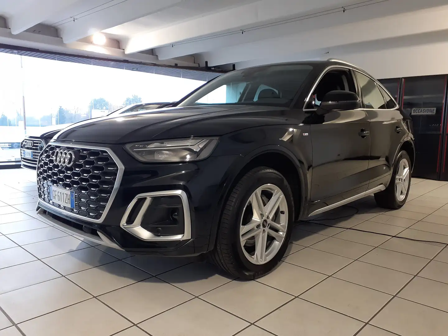 Audi Q5 Sportback 40 2.0 tdi mhev12V S line Q S-tronic Nero - 1