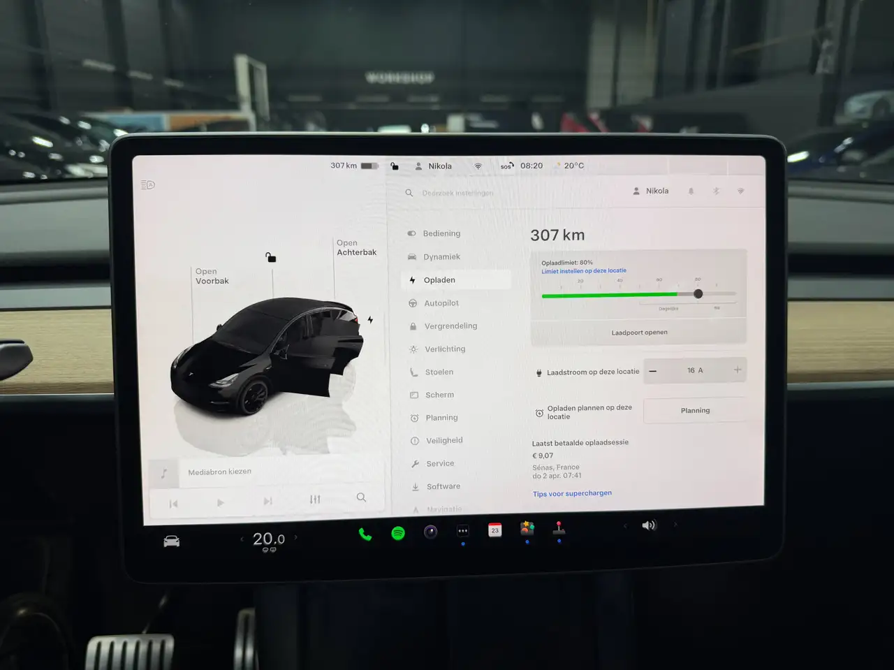 Tesla Model Y PERFORMANCE AWD AUTOPILOT 21" WHEELS, миниатюра 15