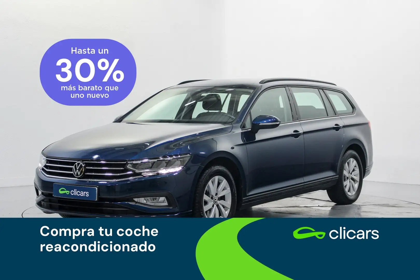 Volkswagen Passat Variant 2.0TDI EVO Business 90kW DSG7 Bleu - 1