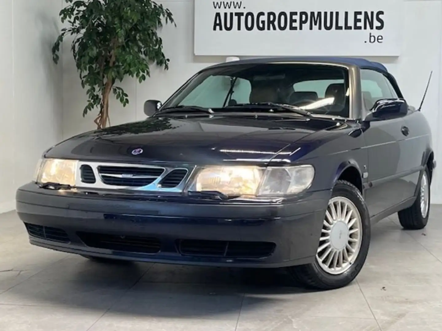 Saab 9-3 Blue Line + Lederen bekleding + 2de eigenaar met v Bleu - 1
