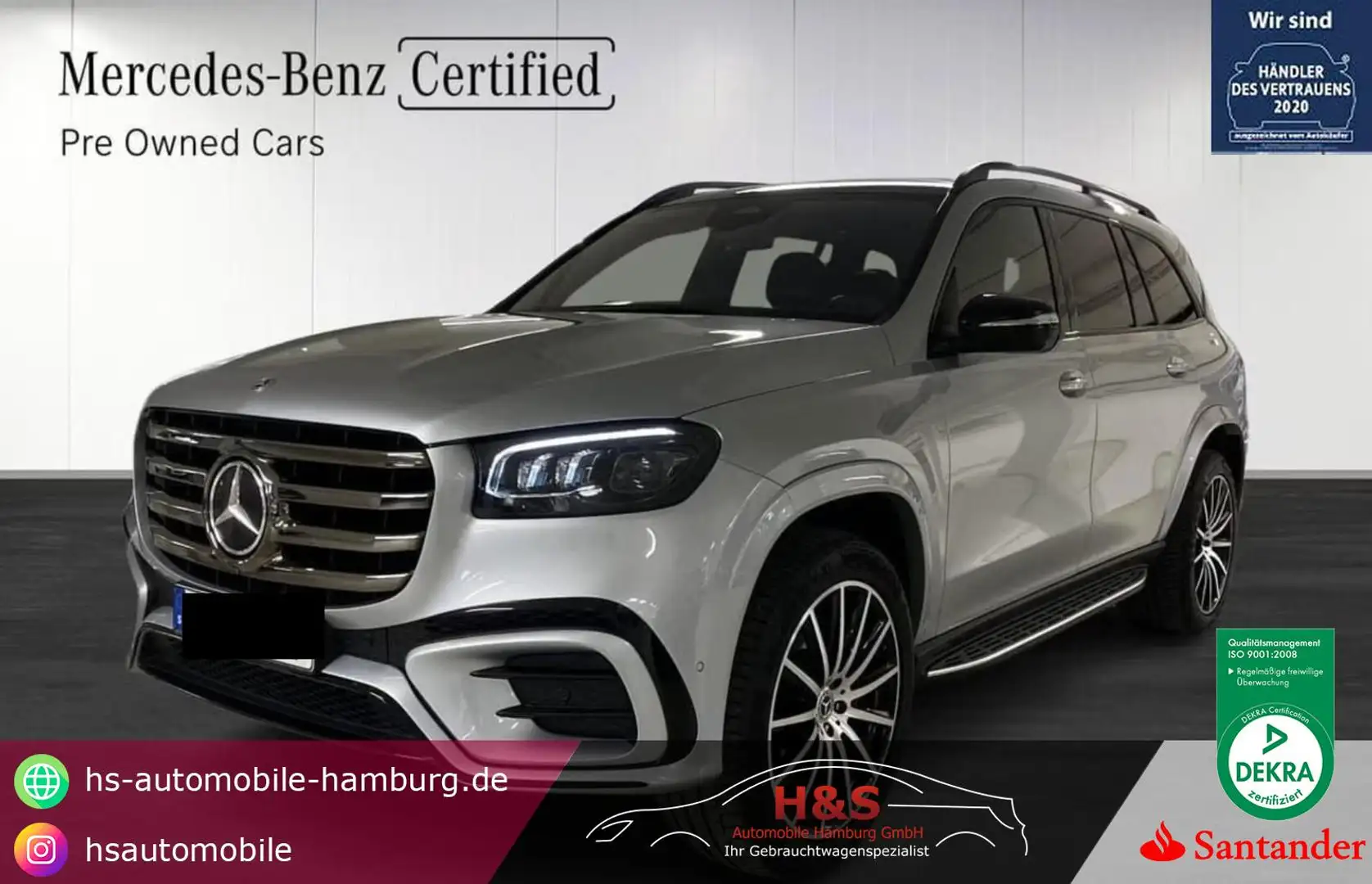 Mercedes-Benz GLS 450 d 4Matic AMG-LINE Silber - 1