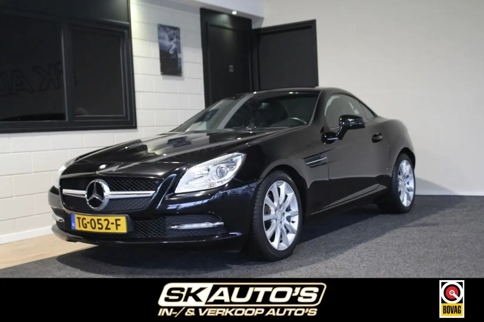Mercedes-Benz SLK 200 200 SPORT NEKVERWARM l LEER l AIRCO l 184PK l CRUI Zwart - 1