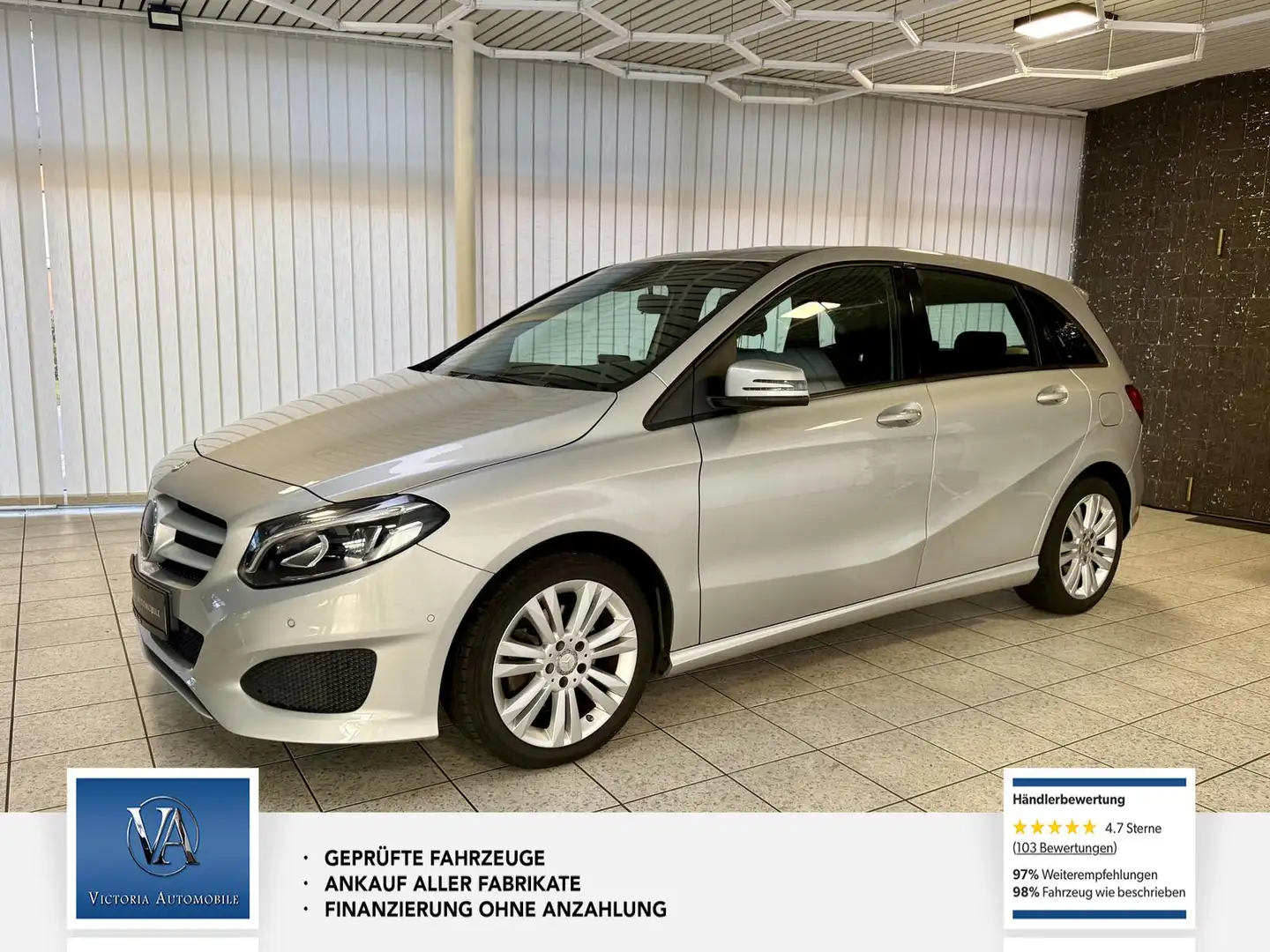 Mercedes-Benz B 220 CDI / d Standheizung, Leder, Tempomat, Exklusiv-Pa Zilver - 1