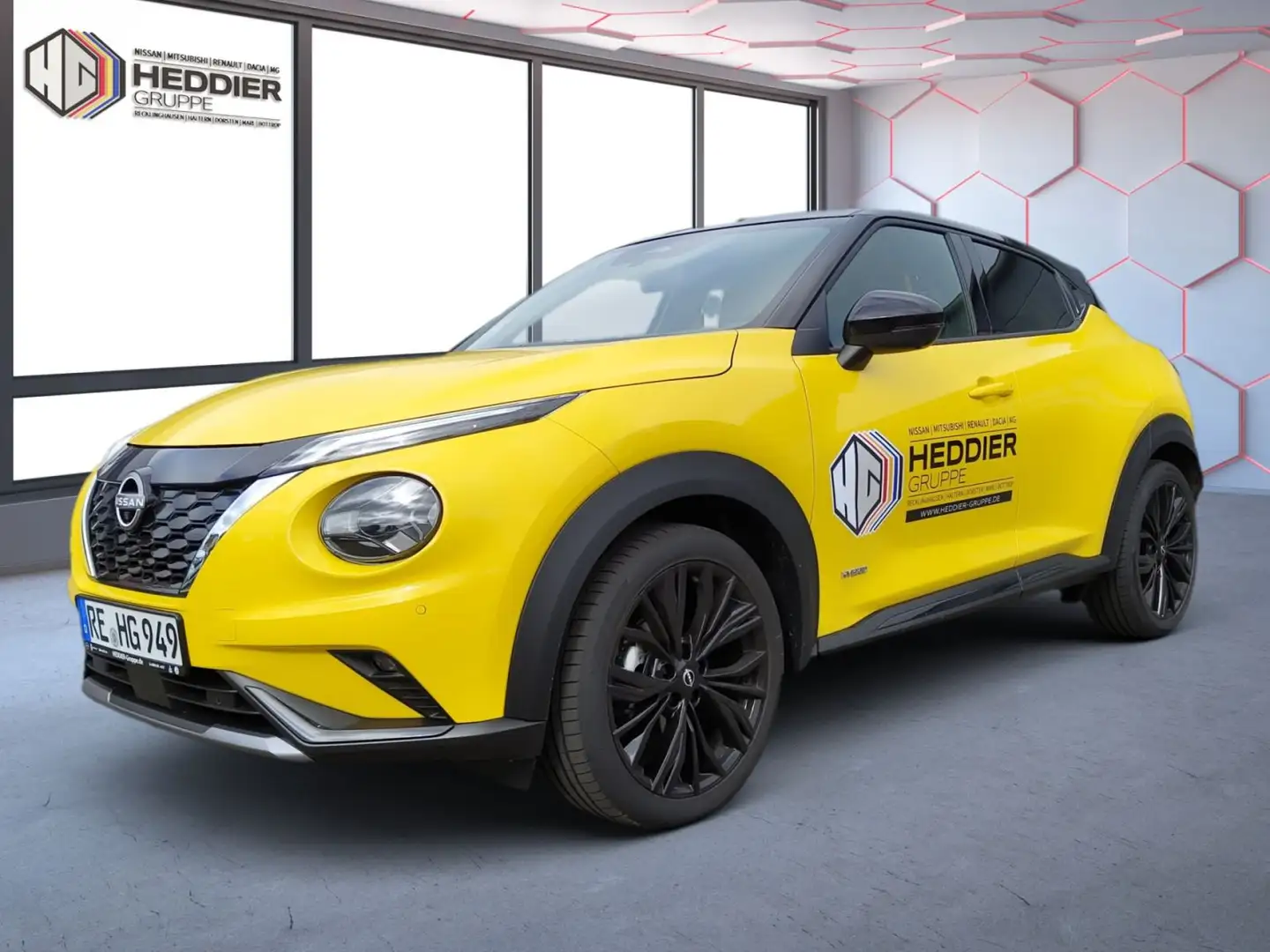 Nissan Juke Hybrid N-Sport*NAVI*KAMERA*PDC*SHZ*LHZ Gelb - 1