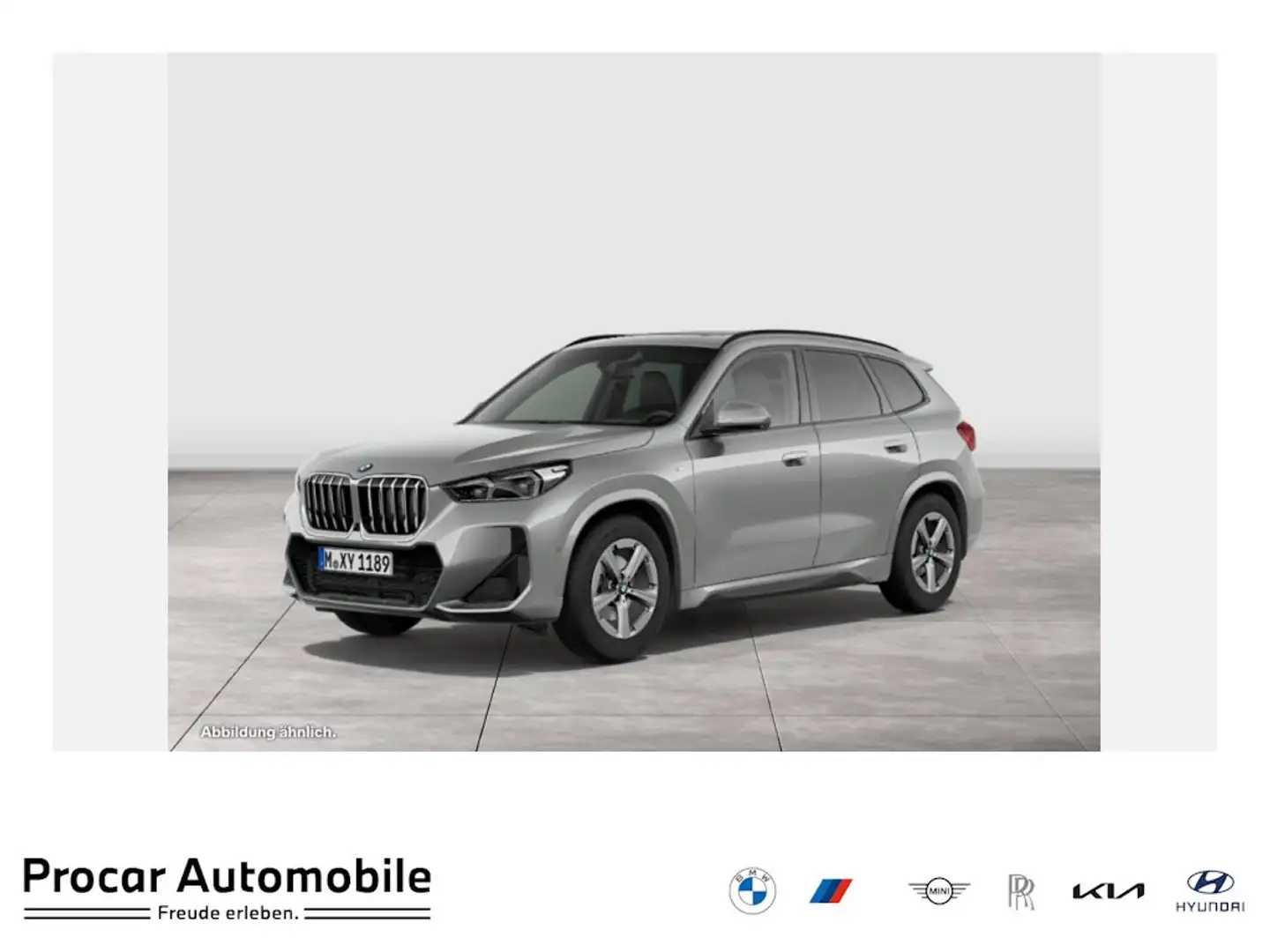 BMW X1 sDrive20i  M-Sport AHK Pano DA+ PA+ HuD adpt.Led Silber - 1