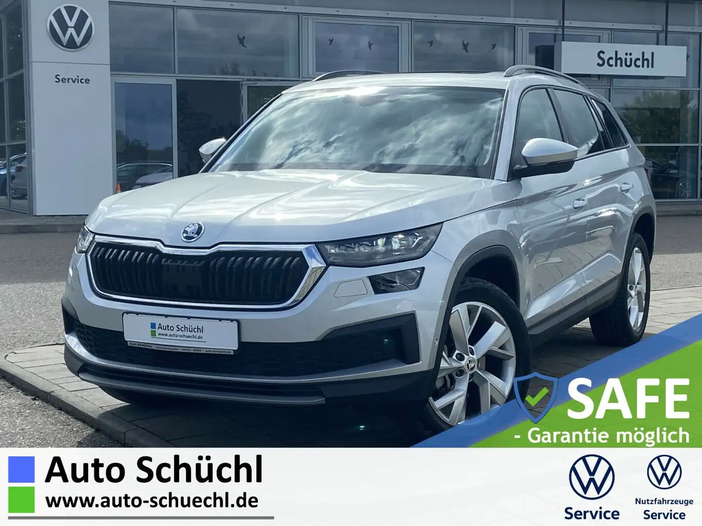 Skoda Kodiaq 2.0 TDI DSG 19"+EL.HECK+NAVI-COLUMBUS+LED Silber - 1
