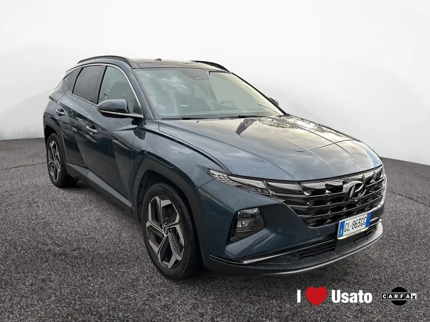 Hyundai TUCSON III 2021 1.6 hev Exellence Lounge Pack 2wd auto Blau - 2