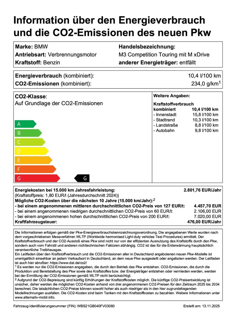 BMW M3 Competition M xDrive Touring HK HiFi DAB LED Blau - 2