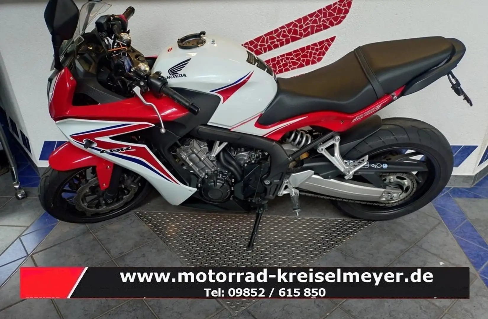 Honda CBR 650 Top gepflegter Zustand aus 2. Hand mit Zubehör! Белый - 1