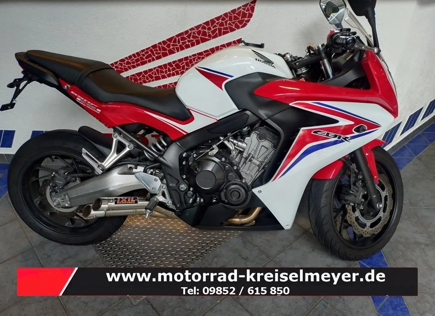 Honda CBR 650 Top gepflegter Zustand aus 2. Hand mit Zubehör! Белый - 2