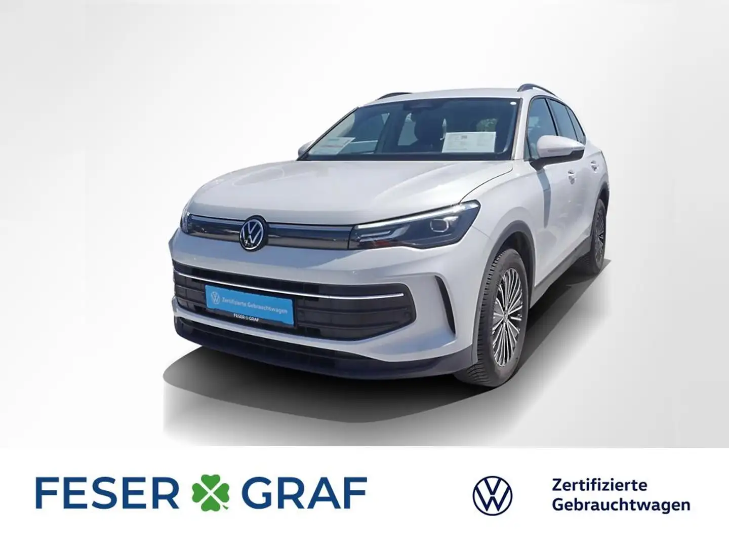 Volkswagen Tiguan 2.0 TDI Life DSG ACC AHK RüKa Sitzh. Blanc - 1