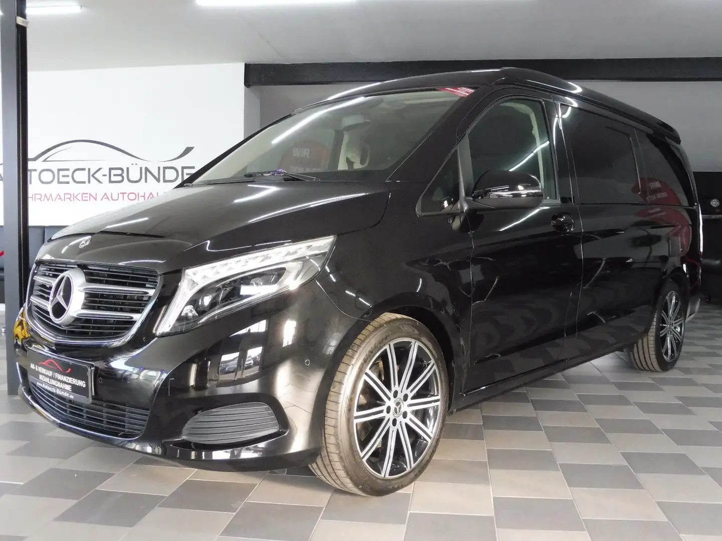 Mercedes-Benz V 220 Marco Polo EDITION/KÜCHE/LED/STDHZ/KAM Black - 2