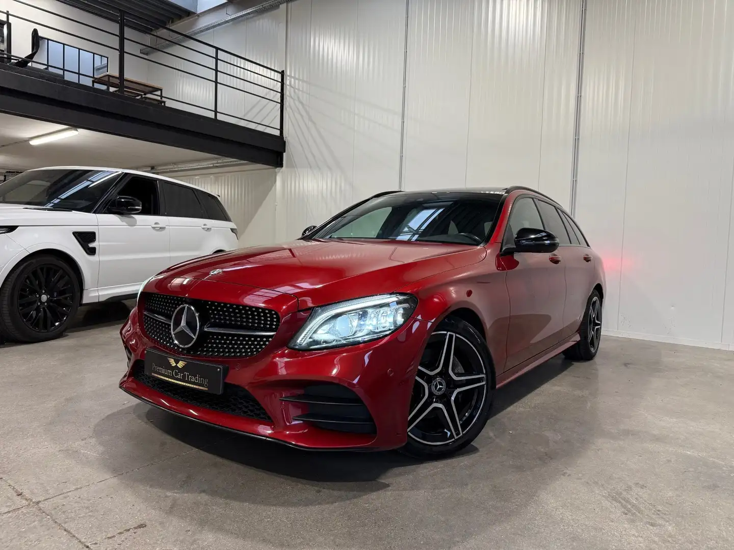 Mercedes-Benz C 220 *AMG-LINE* PANO DAK, CARPLAY, 360°, DODE HOEK Rouge - 1