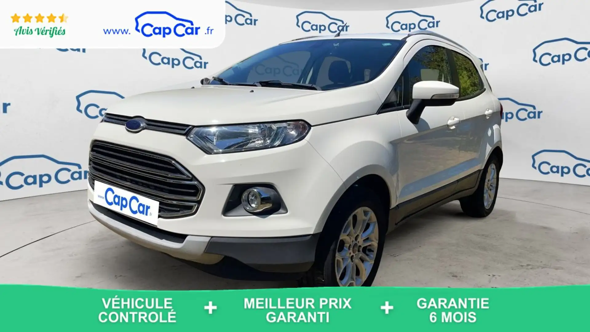 Ford EcoSport 1.5 TDCi EcoBlue 95 Titanium Blanc - 1