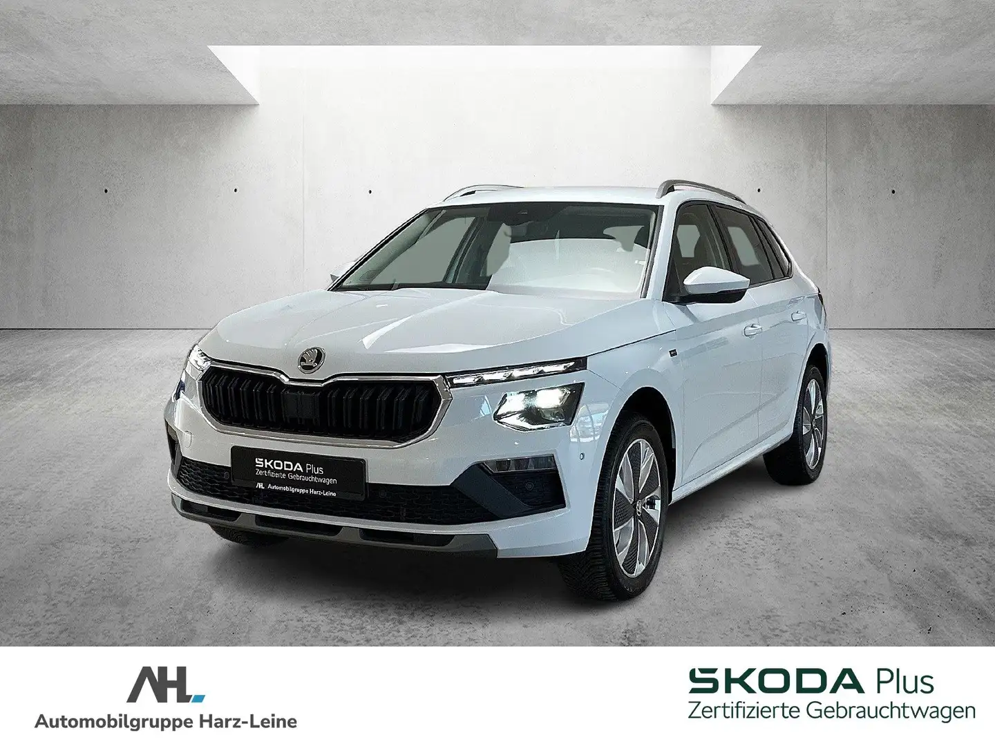 Skoda Kamiq 1.5 TSI Selection DSG AHK RFK LED Weiß - 1