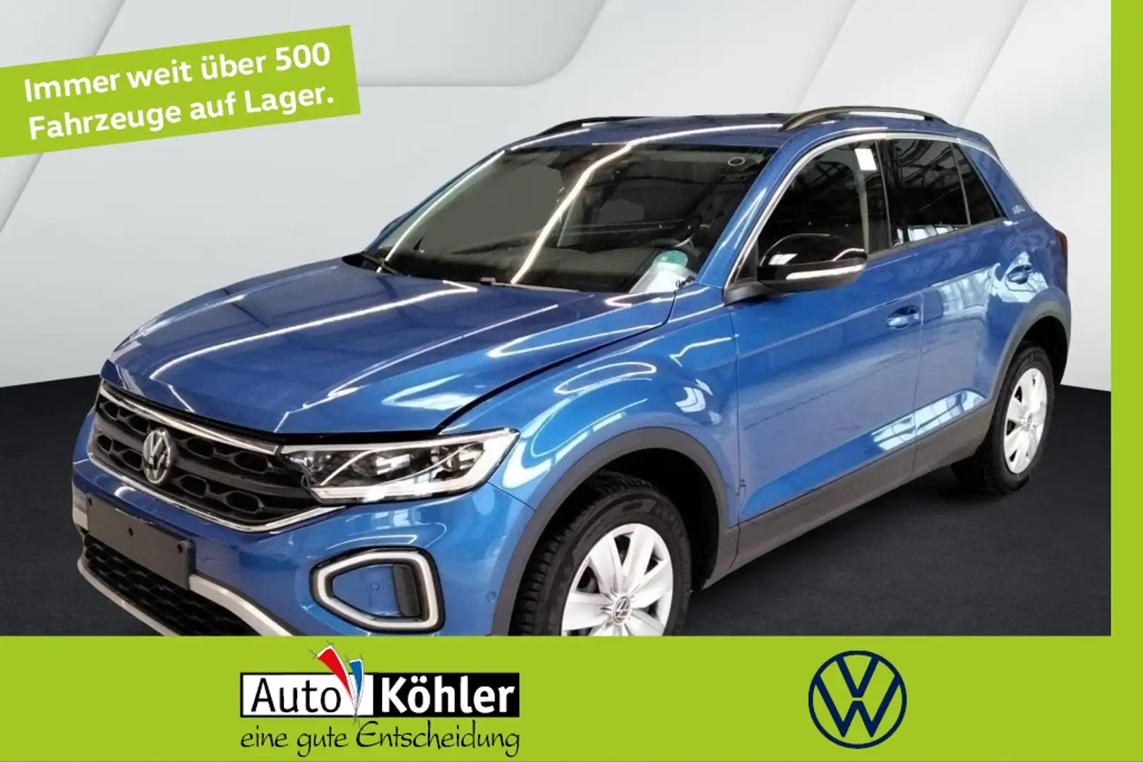 Volkswagen T-Roc GOAL TSI CarPlay/Virt/ACC/LED/Navi/PDC Blau - 1