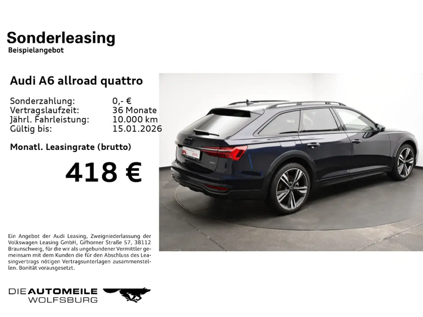 Audi A6 allroad A6 Allroad 45 TDI quattro S tronic HeadUp/Matrix Bleu - 2