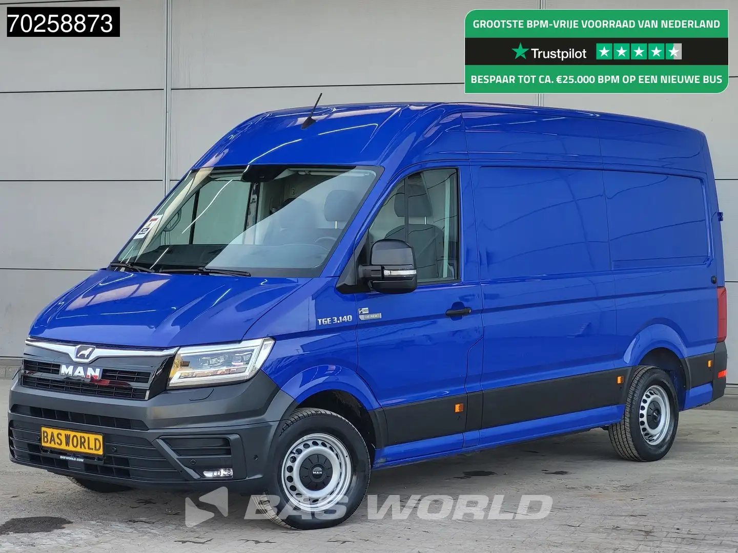 MAN TGE E-TGE Elektrisch Automaat L3H3 35,8KWh 115km WLTP Синий - 1