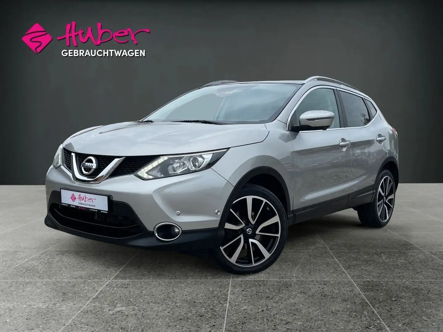 Nissan Qashqai TEKNA 1.2 DIG-T (* 360°-KAMERA * NAVI *) Argent - 1