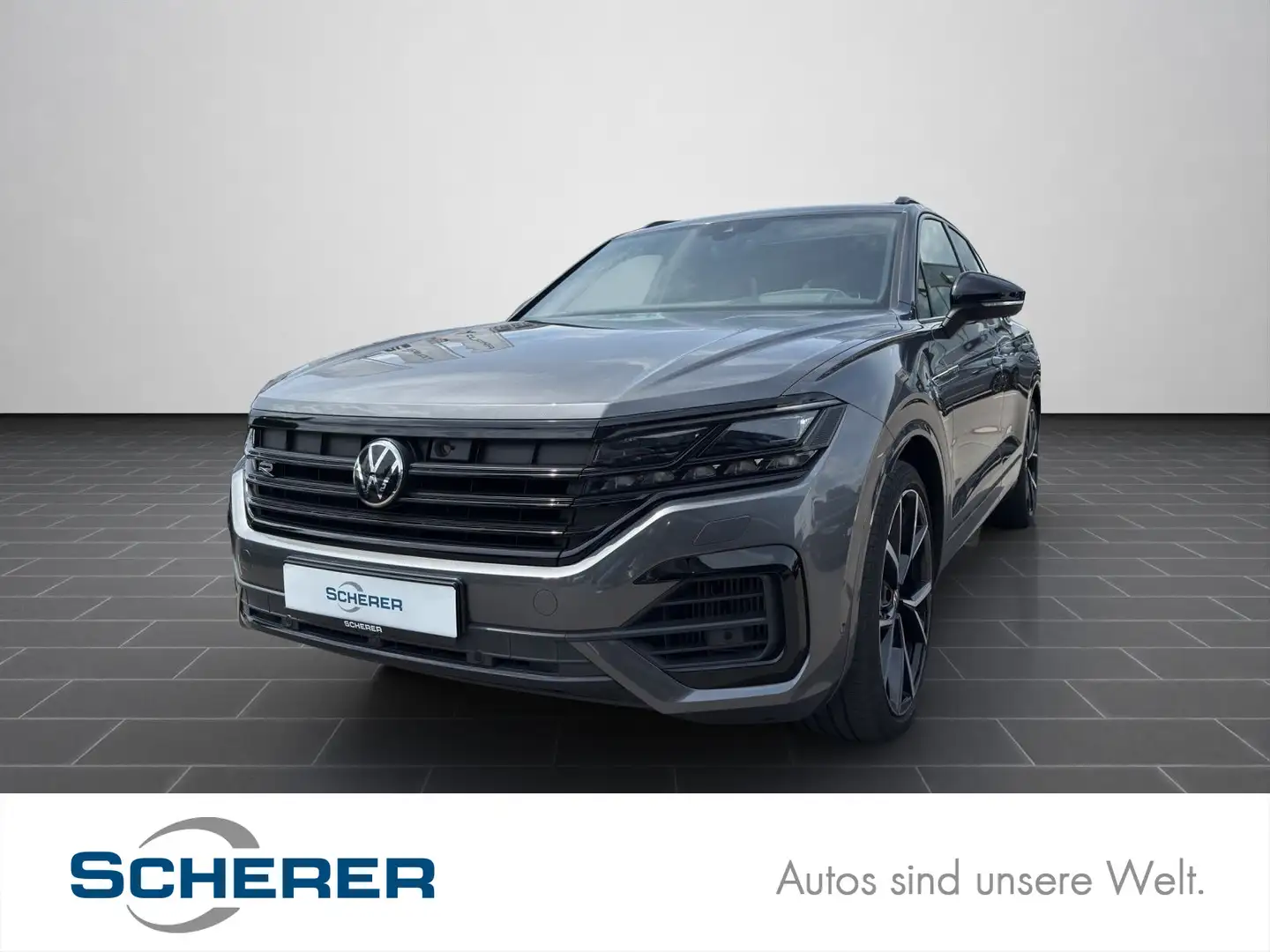 Volkswagen Touareg 3.0 TSI V6 R-Line 4Motion PANO AHK IQ-LI Gris - 1