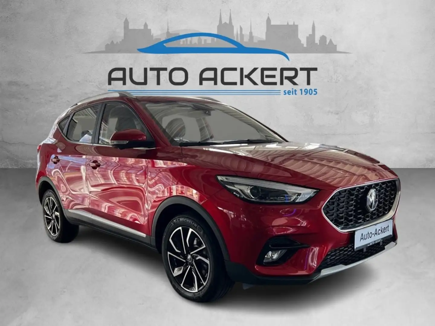 MG ZS ICE 1.0T-GDI Automatik Luxury Klima Navi ZV Funk Rood - 2