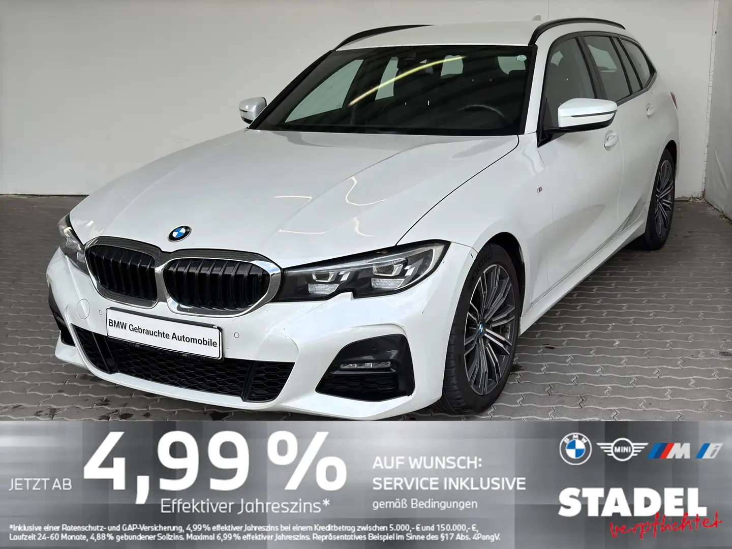 BMW 320 dA Tour. M Sport Navi.LED.PDCvo+hi.Sitzheiz Weiß - 2