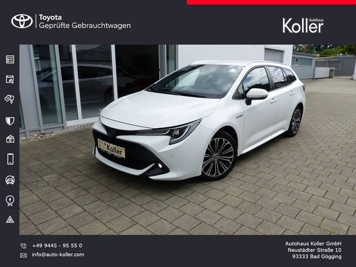 Toyota Corolla TS 2.0 TeamD TechPaket CarPlay IPA SHZ Blanc - 1